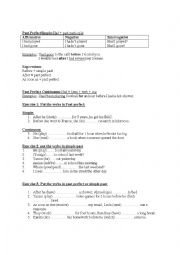 English Worksheet: Simple Past or Past Perfect