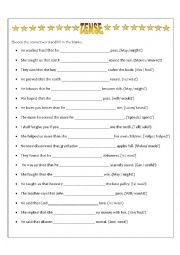 English Worksheet: TENSE