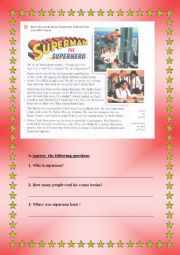 English Worksheet: Superman 