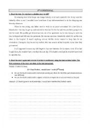 English Worksheet: 3rd conditional