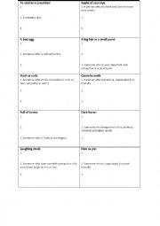 English Worksheet: Call My Bluff: Personality Idioms 