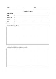 English Worksheet: social studies