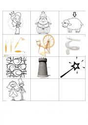 English Worksheet: Memory Game - images (second part I - III)