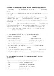 English Worksheet: 8 th grade