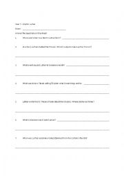 English Worksheet: Martin Luther Worksheet