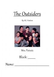 English Worksheet: The Outsiders Unit