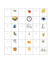 English Worksheet: A/An domino