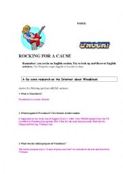 English Worksheet: You rock