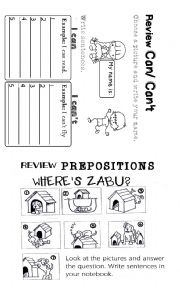a/an and prepositions