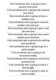 Find somebody who