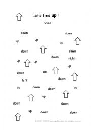 English Worksheet: Lets find 