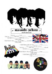 Hello Goodbye Beatles Worksheet