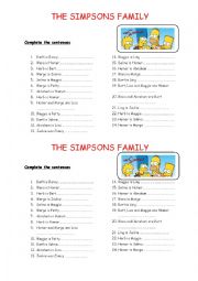 The Simpsons family tree - exercice 3/3
