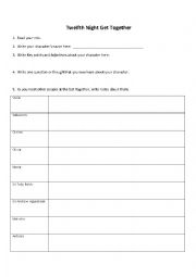 English Worksheet: 