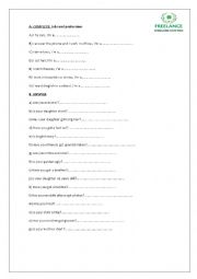 English Worksheet: Verb to be and Have got