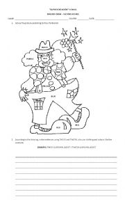 English Worksheet: This is and That is