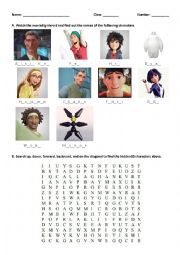 Big Hero 6 worksheet