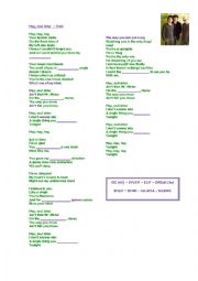 English Worksheet: song hey soul sister by train