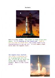English Worksheet: Rockets!