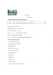English Worksheet: Firework SONG BY Katy perry