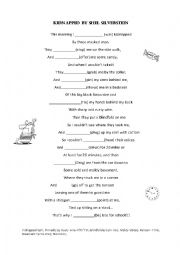 English Worksheet: Kidnapped: Review Adjectives and Past Simple