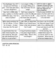 Addition - Word Problems