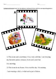 English Worksheet: Clothes Violetta