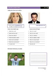 English Worksheet: Possessive Adjectives - His / Her