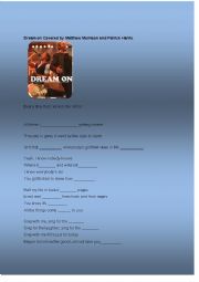 English Worksheet: Dream on Matthew Morrison feat Neil Patrick Harris
