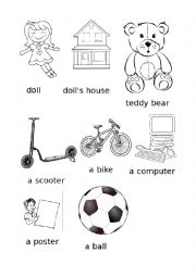 English Worksheet: Read and learn - pictionary