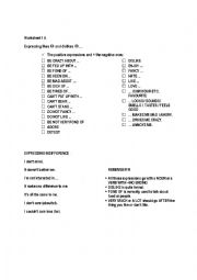 English Worksheet: Expressing preferences