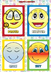 Feelings and Emotions - FLASHCARDS (4-4)