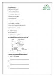 English Worksheet: TO BE and HAVE GOT worksheet