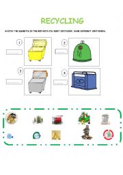 English Worksheet: WE SHOULD RECYCLE