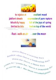 English Worksheet: Emotions and reactions - useful collocations