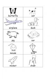English Worksheet: Can & Cant fly sorting