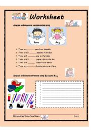 English Worksheet: WORKSHEET