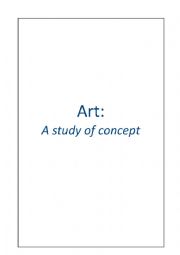 English Worksheet: Art as a concept