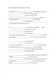 English Worksheet: Mix tenses exercise in paragraph form
