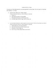 creative writing topics for grade 12 pdf
