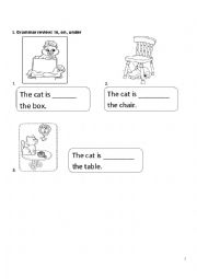 English Worksheet: Grammar review