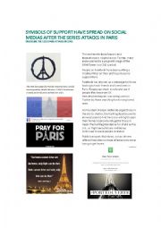 English Worksheet: Discussing 13 November 2015 Paris Attacks in class