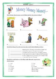 IDIOMS 1 - MONEY with a key