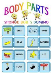 Body Partss Domino (Sponge Bob)