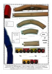 English Worksheet: Trains & Tracks