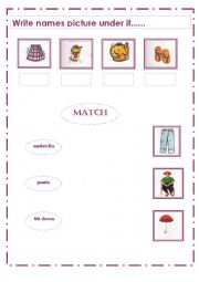 English Worksheet: clothes worksheet