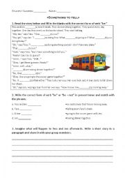 Be-verb Reading Exercises - ESL worksheet by chongchong