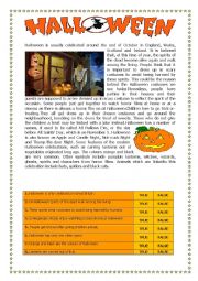Halloween - ESL worksheet by Elle81