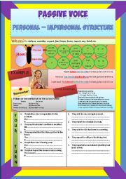 Passive Voice Personal & Impersonal Structure