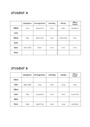 English Worksheet: likes-dislikes(PARWORK)